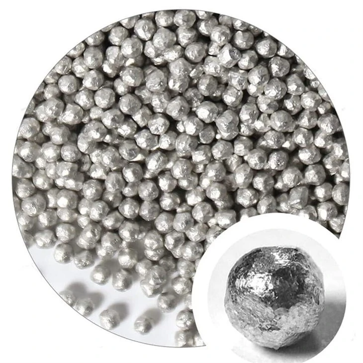 500g Manik Logam Magnesium 99.99% Butiran Logam Mg Tulen Manik Kecil 6mm Untuk Pembuatan Bahan Aloi Hiasan Kraf DIY